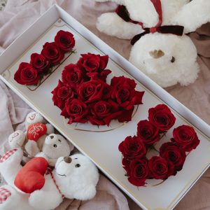 "Lover" Premium Valentine's Day Boxed Roses