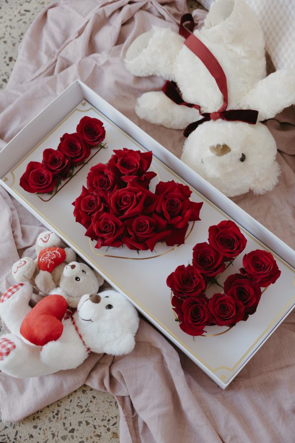 "Lover" Premium Valentine's Day Boxed Roses