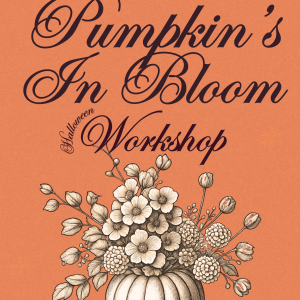 Halloween pumpkin floral workshop Townsville — Pumpkin's in Bloom